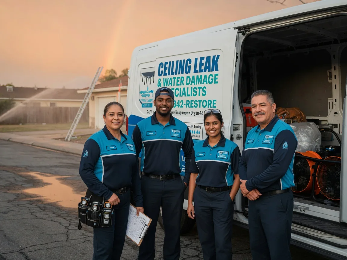 Ceiling Leak Cleanup company in Mathis, TX